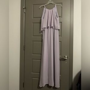 David’s Bridal Flounced Chiffon Bridesmaid Dress